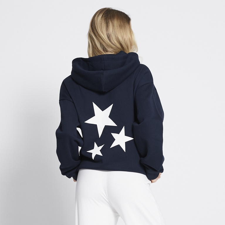 Printed heavy hoodie "Hilma Printed"